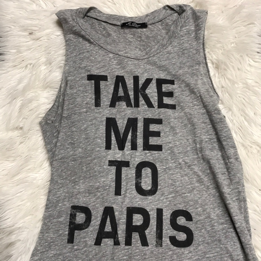 Take me to Paris muscle tank